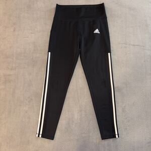 Adidas Women's Activewear Jegging Legging Mid Rise Black Medium Aeroready